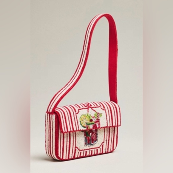 Anthropologie Handbags - Anthropologie The Fiona Beaded Bag: Food & Drink Edition